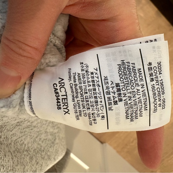 Arc’teryx Covert Cardigan Crew Neck - Women’s - Grey - XXS - Picture 3 of 3